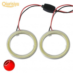2 tk/komplekt 9-14 V COB LED Angel Eyes auto auto S&otilde;iduki r&otilde;ngad Esitule pirni Lamp Quicken autotarvikud 60 mm