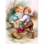 Teemanttikandid portree, lapse pilt kivikividest T&auml;is&uuml;mmargune 5d teemantmaal Ristpistes lapse mosaiikkunst Full Round 20x30CM