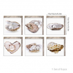 6 tk veekindel 3D vanni kleebis libisemisvastane laste laste du&scaron;imatt Isekleepuv vanni kleebis PVC seinamaaling kodusisustus 001