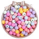 6/8/10 mm plastist akr&uuml;&uuml;list makaronid kommid &uuml;hev&auml;rvilised lahtised helmed kaelakee k&auml;ev&otilde;ru jaoks. DIY ehete tegemine 10mm 60pcs mitmev&auml;rviline