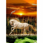 Isetegija 5d Teemantmaali Loom t&auml;ispuur &uuml;mmargune puur Teemanttikandid Ristpistekomplektid Hobune Seinakunst Kodukaunistuse kingitus Full Round 20x30CM