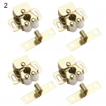 4Pcs Door Touch Beads 0.88mm Thick Card Not Easy to Fade Hardware Hard Two-wheel Spring Buckle Catch for Cupboard 2