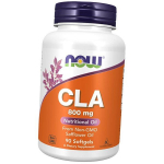 Konjugeeritud linoolhape safloori&otilde;list, CLA 800, Now Foods 90 geelkapslit (02128015) 90softgels