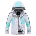 Uued laste suusajoped poistele ja t&uuml;drukutele talvised v&auml;lituulekindlad veekindlad soojad paksendatud suusatopsid XXL sinine