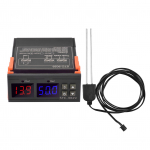 DC12V 10A mini-LED digitaalne pinnase niiskuse kontroller koos anduriga 0% ~ 100% suhtelise &otilde;huniiskuse m&otilde;&otilde;teulatus 1M DC24V