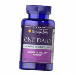 Igap&auml;evased vitamiinid naistele, One Daily Women's Multivitamin, Puritan's Pride 100 tabletti (36367055) 100caplets