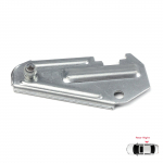 ESC autoosad EWR5005 elektriline aknat&otilde;stuki klamber, metall, &uuml;hendusleht parempoolsed uksed Vauxhall Opel Astra jaoks