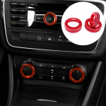 Mercedes Benz ABCE klassi jaoks GLK GLA CLA GLE ML GL auto helitugevuse nupu dekoratiivr&otilde;ngas kliimaseadme reguleerimisnupu kate