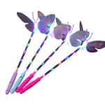 LED-liblikapulgad helendavad pimedas Meelelahutus Energia s&auml;&auml;stmine Loomingulised t&auml;iskasvanud Lapsed V&auml;rvilised helendavad loomade m&auml;nguasjade festivalitarbed