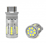 2tk P27/7W LED pirn 3157 12-24V veatu 2000lm valge