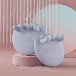 1 Paar Corrector Arch Training Toe Splitter Trainer Jooga Fitness Foot Care Tool sinine