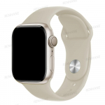 Silikoonrihm Apple Watchi rihma jaoks 45mm 44mm 40mm 41mm 42mm 38mm 49mm k&auml;ev&otilde;ru iwatch seeria 8 7 se 3 4 5 6 Ultra rihm 38 40 41 mm M-L beež