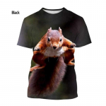 Orava T-s&auml;rk Mood Meeste Naiste Suvine Vabaaja L&uuml;hikeste varrukatega Loomade 3D Tr&uuml;ki T-s&auml;rk S