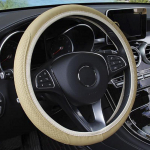 1pc Car Steering Wheel Cover Skidproof Auto Steering- wheel Cover Anti-Slip Universal Embossing Leather Car-styling drop must
