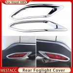 2tk/komplekt ABS-kroomiga auto tagumine udutulelaterna kaane kleebistrimm Honda Vezel HRV HR-V 2014 jaoks -