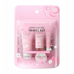 LAIKOU Jaapani Sakura Skin Care Reisikomplekt 4 tk Puhastusvahend, Toonik, Kreem, Essents 4-travel kit