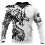 Kevads&uuml;gisene draakoni ja tiigri t&auml;toveeringud 3D Prindiga Unisex Deluxe Hoodie Meeste dressipluus T&auml;navar&otilde;ivad Pullover vabaaja jope dressikas M