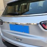 V&auml;rvi minu elu 1-t&uuml;kiline roostevabast terasest auto tagaukse liistude tagumise pakiruumi katte kleebis Jeep Compass 2TH 2017-le Above Style
