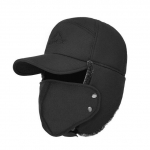 Mees Talvine soe m&uuml;ts K&otilde;rvaklapp &otilde;uesuusatamine Jalgrattam&uuml;tsid &Otilde;ues Matkamine Soojas Veekindel m&uuml;ts must