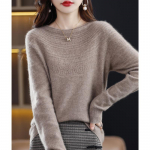 Grace Comfort S&uuml;gistalvine Naiste Mock-Deck-Ka&scaron;miir 100% Meriinovillane Keeratud kampsun Naiste Kootud Pullover Mood Lahed RiietusTopid XXL