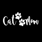 S61131# Cat Mom kleebis auto vin&uuml;&uuml;lkleebise veekindlal kaunistusauto kleebistel 20x8cm valge