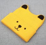 Karu m&uuml;tsid lastele Talvine beebi v&auml;ikelaps t&uuml;druk poiss soe armas nokam&uuml;ts 3D k&otilde;rvad m&uuml;tsid j&otilde;ulukink hall v&auml;rv