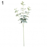 1 tk kunstlikud taimelehed eukal&uuml;pti aia meisterdamise peo kodu pulmade k&auml;sit&ouml;&ouml;kaunistus