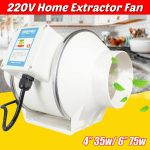 4 6  v&auml;ljat&otilde;mbeventilaator Kodu vaikne torusisene toru kanal ventilaator Vannitoa v&auml;ljat&otilde;mbeseade ventilatsioon k&ouml;&ouml;k WC seina &otilde;hupuhastus 220V 4 inch