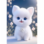 P32# 6 stiilis multikas armas Pommeri lemmikloomakoera kleebis auto vin&uuml;&uuml;lkleebisel veekindel kaunistus loomad autokleebised A-15cm-Longest Side