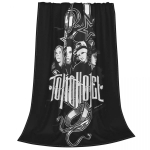 Tokio Hotel Heavy Metal tekid fliisist kerge &otilde;huke tekk magamistoa diivanvoodivaibale 75x100cm