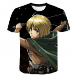 Attack On Titan T-s&auml;rk Anime 3D Prinditud T&auml;navar&otilde;ivad Unisex Naiste Mood Suured T-s&auml;rgid Lapsed Poiste Hip-Hop T-s&auml;rgid Topid Unisex riided 2XL