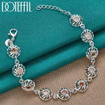 Oranž AAA tsirkoonlillega k&auml;ev&otilde;ru 925 Sterling H&otilde;beda v&auml;rvi kingitus Ehted 20cm