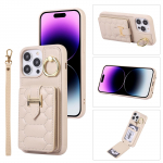 Crossbody nahast rahakoti kaardipesad &uuml;mberp&ouml;&ouml;ratav r&otilde;ngahoidja telefoni&uuml;mbris iPhone 15 14Plus 13 12 11Pro Max jaoks Samsung S23 S22 S21 S20Ultra Plus A14 A54 jaoks iPhone 6/6S beež