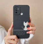 Telefoni&uuml;mbris OPPO jaoks Find X2 X3 X5 Lite Pro F9 F11 F21S F19S kate Cute Cat Cartoon muster Matt pehme silikoonist kaitsev telefoni kest OPPO kaitseraua jaoks OPPO F5