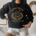 Unisex Hoodie Vintage Suriel Tea Co Pusa Acotar Velarise Pusa Night Court Hoodie City of Starlight Sarah J Maas Jumper Illyrian Top L