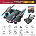 Drone 5G WIfi Drone 8K HD &otilde;hukaamera umbsuunaline intelligentne takistuste v&auml;ltimine harjadeta kokkupandav neljakopter RC5000M 8K Single Camera-1Battery sinine