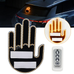 Auto LED Fun Expression Light koos kaugjuhtimispuldiga Smiley Face tuled tagaaken Auto multifunktsionaalne hoiatus-meeldetuli kokkup&otilde;rkevastane tagatuli