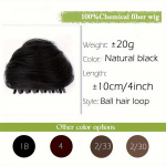 MISS PARUKAS Kassi k&otilde;rvapallid juuksekuklid juuksek&uuml;&uuml;nised s&uuml;nteetilised kassi k&otilde;rvapallid juuksek&uuml;&uuml;ned Loomuliku v&auml;limusega v&otilde;ltsjuuksekangid Juuste aksessuaarid 10cm