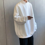 Fliisist dressipluus Meeste Korea mood vabaaja p&uuml;stkraega kapuuts Meeste t&auml;navar&otilde;ivad Hip Hop Pullover Suurem&otilde;&otilde;dulised Topid S&uuml;gis M must