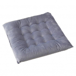 Istmepadja rihmade disain Mugav ruudukujuline toolipadi Tugev ja vastupidav istmepadi kontorikodu jaoks hall