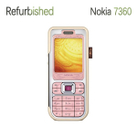 Renoveeritud Nokia Originaal Nokia 7360 Mobiiltelefon 1 SIM-kaardiga Simple Set kollane