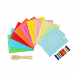 1 komplekt DIY pildiraam veekindel kortsumiskindel tugevdatud nurgaga pildiraam Magamistoa tarvik