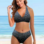Naiste p&auml;itsed Starry Ebellishments Print Bikiinid Tankini ujumistrikoo S sinine