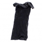 Unisex sukad paruka lainer Cap Snood v&otilde;rgusilma juuste nailon venivad aksessuaarid must