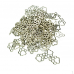 100pcs Tibetan Filigree Print Charms Pendant craft