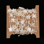 5 m ketiga p&auml;rlip&auml;rliga vanik pulmapeo kaunistamiseks