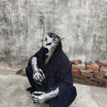 Keskaegne nazguli n&otilde;iakuninga kogu kehaga Lord Of The Ring Armour cosplay Halloweeni kost&uuml;&uuml;m