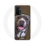 Korpus Oppo A74 5G Pitbull Dog jaoks, valge hall
