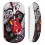 Wireless Mouse Red Guitar graafiline stiil