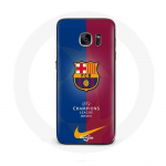 &Uuml;mbris Samsung Galaxy S7 Edge FC Barcelona logoga jalgpallimeeskonnale